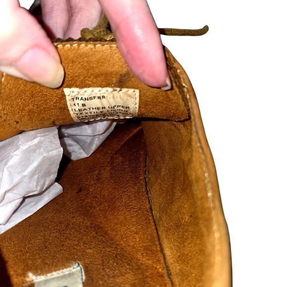 Steve Madden 11B Suede Oxford Brown Men's Dress Shoe 11 B width - Picture 4 of 8